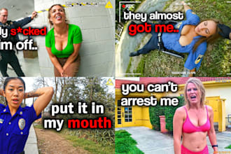 design high CTR crime niche thumbnails