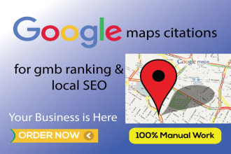do 20,000 google maps citations for gmb ranking and local business SEO