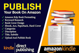 format and publish your book for amazon KDP