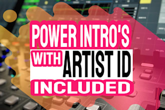 do power intros with artist id branded hitintros