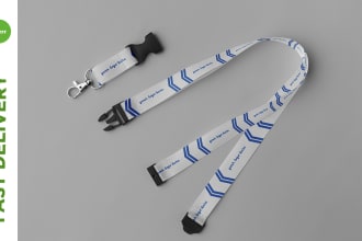make lanyard design  within 24 hours