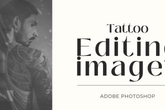 edit tattoo images and photoshop edit