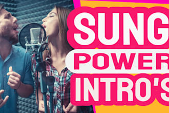 do sung power intros for stations and shows branded intros