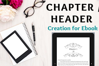 create chapter headers for your ebook