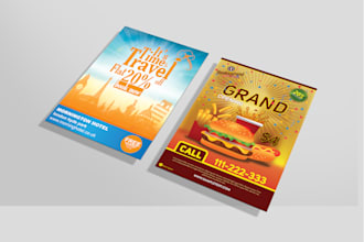 stunning flyer with source files and print ready