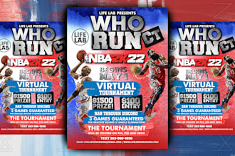 make a   professional sports gaming flyer for a youtube or twitch event
