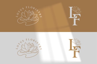design a modern hand drawn boho botanical logo design