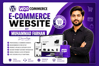 develop ecommerce website by woocommerce