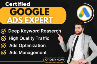setup, manage and optimize your google ads PPC campaigns