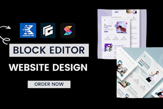design website in block editor