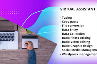 do data entry for you as a reliable data entry assistant