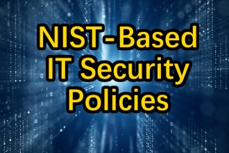 create IT security policies based on nist standards