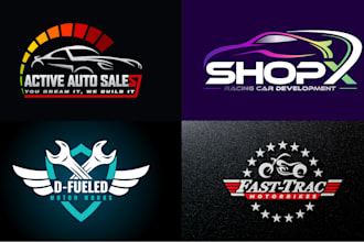 design a modern automotive, racing or dealership logo