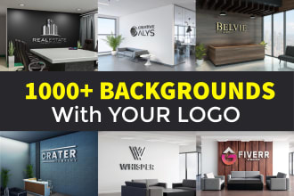 design a custom zoom virtual background with your logo