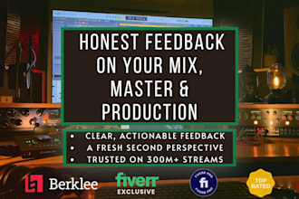 professionally review your mix, master, or production