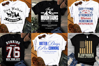 do trendy typography streetwear t shirt design and bulk graphic t shirt