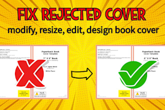 design, modify, resize, edit book cover, ebook cover, amazon KDP cover