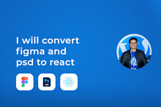 convert figma and psd to react
