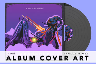 an illustration for your album or single music cover