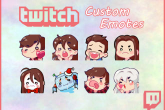 do custom emotes for twitch