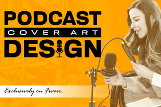 design a stunning and professional podcast cover art
