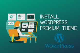 install wordpress theme and make it look exactly like demo