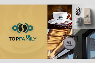 design a cafe logo specifically in a minimalist style