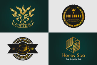 design original luxury or vintage logo and emblem
