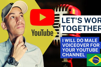 record a male brazilian portuguese voice over