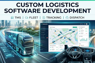 build custom logistics, dispatch, fleet management, freight and tms software