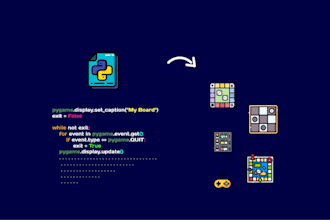 build your game in python and pygame