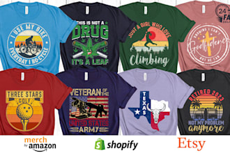 make custom t shirt design retro vintage and merch t shirts
