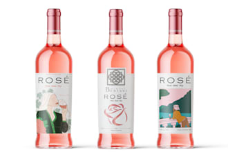 design premium labels for wine, gin, vodka, whisky, and beer