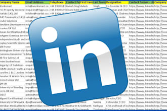 collect targeted valid lead list from linkedin