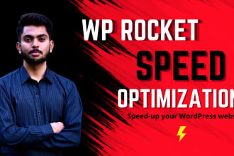 speed up wordpress website with wp rocket pro in 24 hour