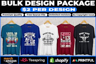 create astonishing bulk tee shirts for pod merch business