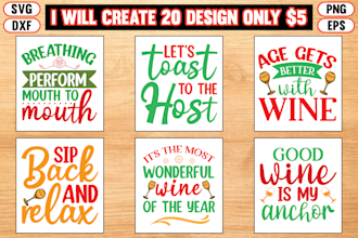 create creative, svg, cut files, vector, png, bundle design for esty