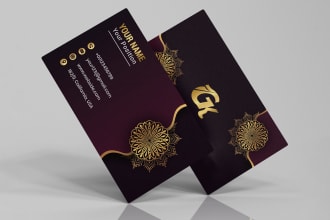 design you a professional business card and logo design