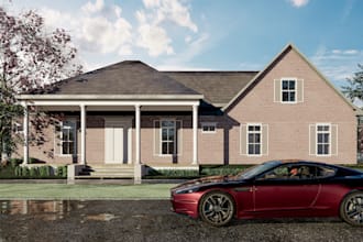 design your 3d models on sketchup and render on lumion
