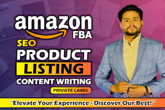 do amazon product listing creation, SEO product description