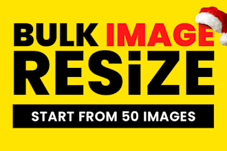 do bulk image resize, cropping
