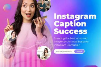 write engaging instagram and facebook caption that sells
