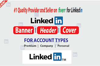 design professional linkedin banner cover header for you