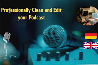 professionally edit and clean your podcast episode