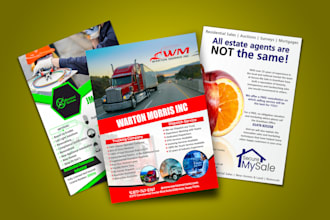 design eye catching flyer for your business