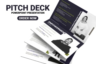 design pitch deck and powerpoint presentation for your business