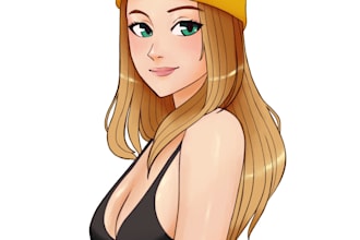 design anime character and stories for you