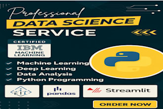build data science and machine learning models in python