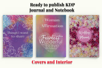 create ready to publish KDP journal and notebook
