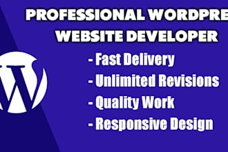 create a wordpress website